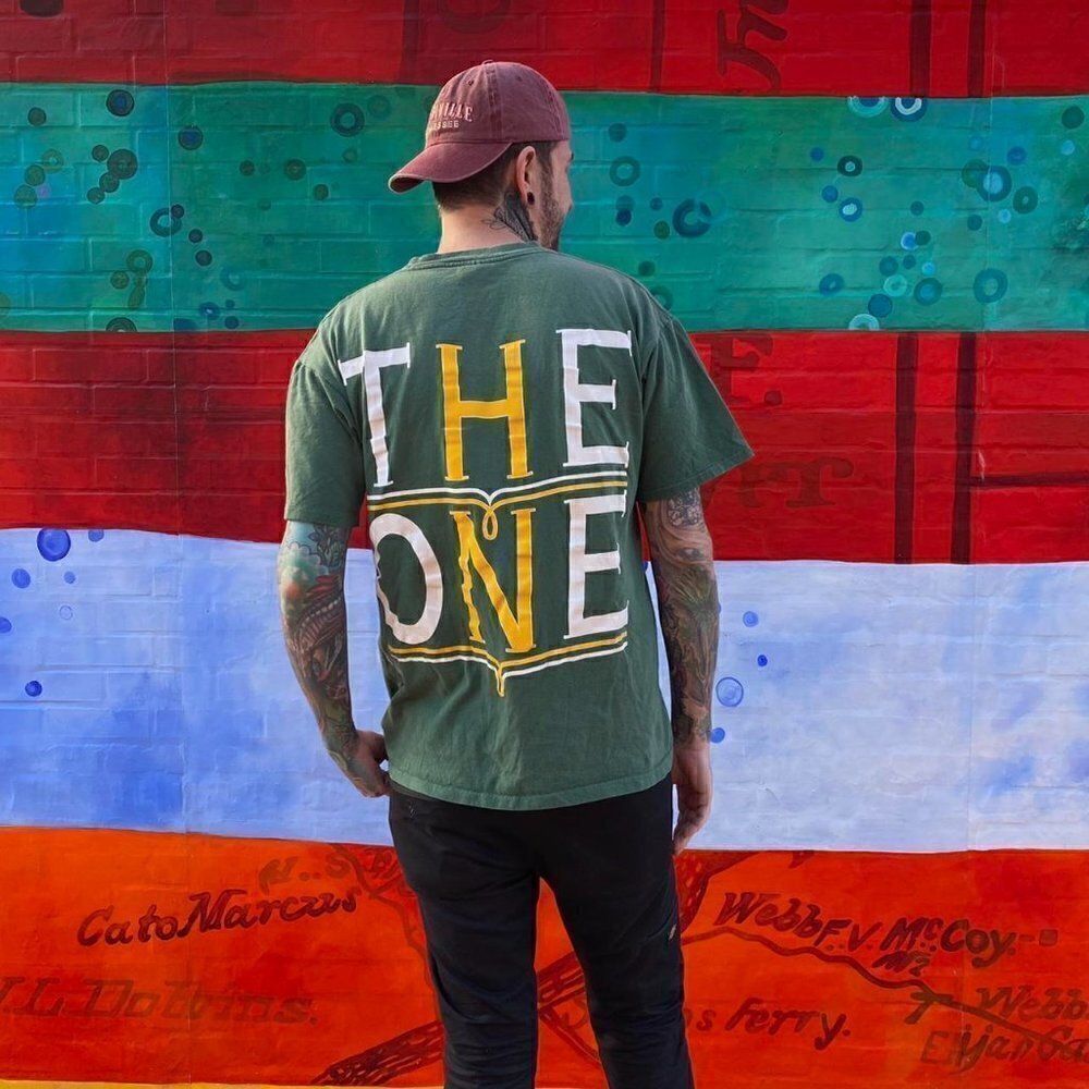 Elton John - The One Tour Shirt vintage 90s Versace print Men’s XL Single Stitch - Picture 4 of 7